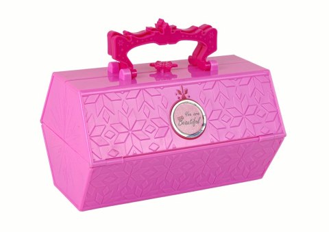 LEAN Toys Zestaw Torba Do Makijażu Różowy Cienie do Powiek. LEAN Toys Zestaw Torba Do Makijażu Różowy Cienie do Powiek.