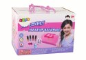LEAN Toys Zestaw Torba Do Makijażu Różowy Cienie do Powiek.