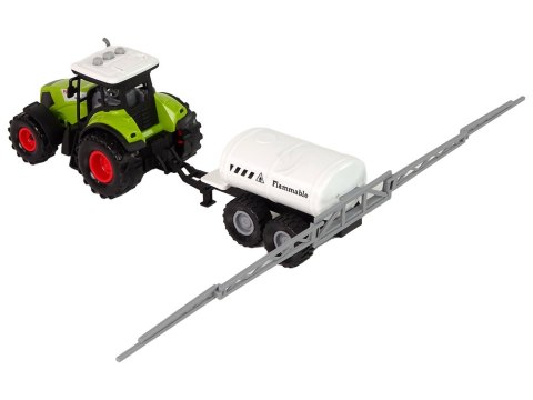 LEAN Toys Zestaw Traktor z Maszynami Przyczepa Cysterna Dźwięki LED LEAN Toys Zestaw Traktor z Maszynami Przyczepa Cysterna Dźwięki LED