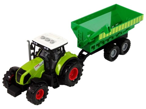 LEAN Toys Zestaw Traktor z Maszynami Przyczepa Cysterna Dźwięki LED LEAN Toys Zestaw Traktor z Maszynami Przyczepa Cysterna Dźwięki LED