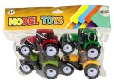 LEAN Toys Zestaw Traktorów Rolniczych Farma 4 Sztuki Kolorowe
