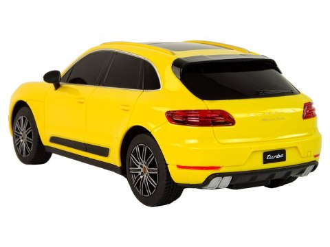 Rastar Auto R/C Porsche Macan Turbo 1:24 Rastar Żółty Rastar Auto R/C Porsche Macan Turbo 1:24 Rastar Żółty