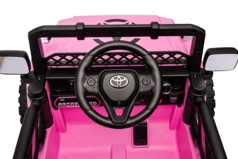LEAN CARS Auto Na Akumulator Toyota FJ Różowe 4x4 LEAN CARS Auto Na Akumulator Toyota FJ Różowe 4x4