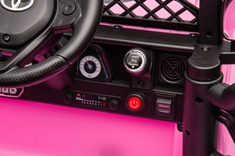 LEAN CARS Auto Na Akumulator Toyota FJ Różowe 4x4 LEAN CARS Auto Na Akumulator Toyota FJ Różowe 4x4