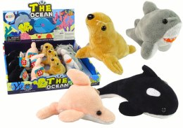 LEAN TOYS Mini Pluszak Zwierzęta Morskie 4 Modele