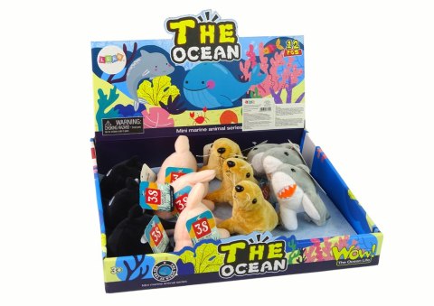 LEAN TOYS Mini Pluszak Zwierzęta Morskie 4 Modele LEAN TOYS Mini Pluszak Zwierzęta Morskie 4 Modele