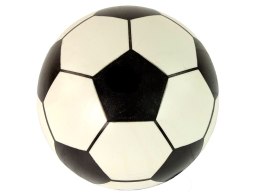 LEAN TOYS Piłka Biała Czarna Gumowa Duża 23 cm Lekka