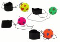 LEAN TOYS Piłka PU Na Gumce 6 cm 4 Kolory Serca
