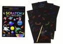 LEAN TOYS Zdrapywanka Kolorowanka Dla Dzieci Kosmos