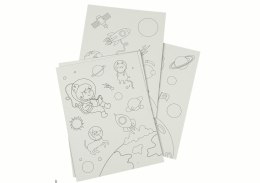 LEAN TOYS Zdrapywanka Kolorowanka Dla Dzieci Kosmos