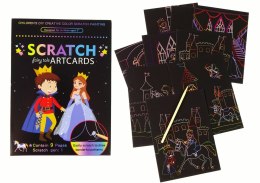 LEAN TOYS Zdrapywanka Kolorowanka Dla Dzieci Królestwo