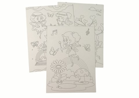LEAN TOYS Zdrapywanka Kolorowanka Dla Dzieci Wróżka LEAN TOYS Zdrapywanka Kolorowanka Dla Dzieci Wróżka