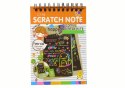 LEAN TOYS Zdrapywanka Notes Dla Dzieci Pomarańczowy