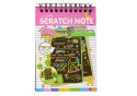 LEAN TOYS Zdrapywanka Notes Dla Dzieci Różowy