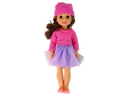 LEAN Toys Lalka Dla Dzieci Dziewczynka Brązowe Włosy