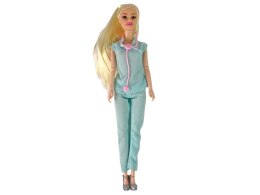 LEAN Toys Lalka Dla Dzieci Lekarz Długie Włosy Akcesoria