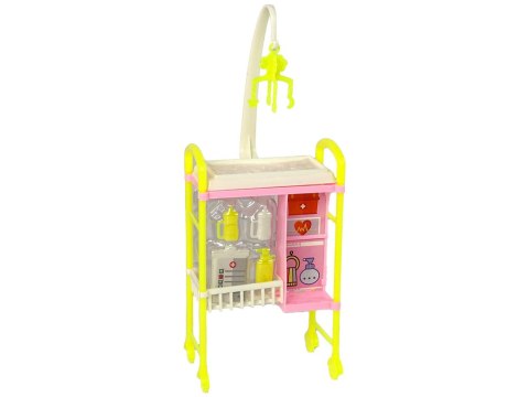 LEAN Toys Lalka Dla Dzieci Lekarz Długie Włosy Akcesoria LEAN Toys Lalka Dla Dzieci Lekarz Długie Włosy Akcesoria
