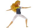 LEAN Toys Lalka Dla Dzieci Mata Joga Długie Blond Włosy