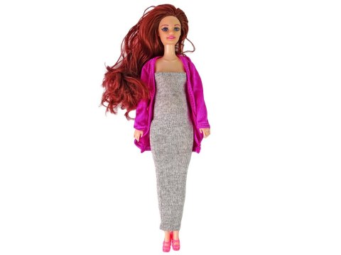 LEAN Toys Lalka Dla Dzieci W Ciąży Długie Włosy Akcesoria LEAN Toys Lalka Dla Dzieci W Ciąży Długie Włosy Akcesoria