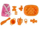 LEAN Toys Lalka Dla Dzieci W Ciąży Długie Włosy Akcesoria