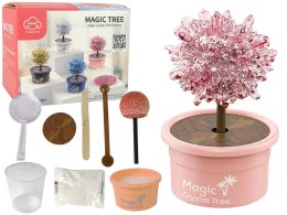 LEAN Toys Magiczne Drzewko Hodowla Kryształów Doświadczenia Różowe