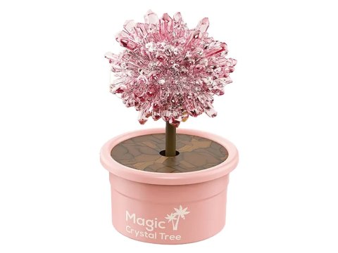 LEAN Toys Magiczne Drzewko Hodowla Kryształów Doświadczenia Różowe LEAN Toys Magiczne Drzewko Hodowla Kryształów Doświadczenia Różowe