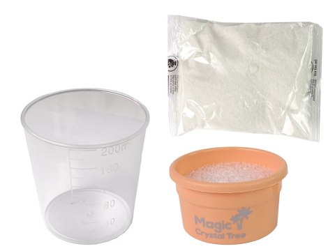 LEAN Toys Magiczne Drzewko Hodowla Kryształów Doświadczenia Różowe LEAN Toys Magiczne Drzewko Hodowla Kryształów Doświadczenia Różowe