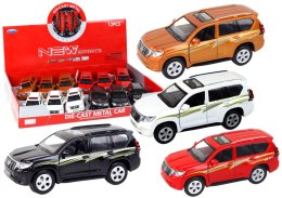 LEAN Toys Metalowe Autko 12 cm Efekty Dźwiękowe Świetlne Różne Kolory