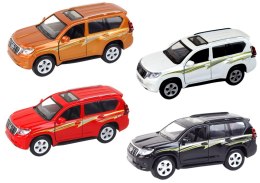 LEAN Toys Metalowe Autko 12 cm Efekty Dźwiękowe Świetlne Różne Kolory