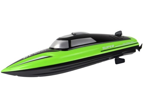 LEAN Toys Motorówka Zdalnie Sterowana R/C 2,4G 20-25km/h Zielona LEAN Toys Motorówka Zdalnie Sterowana R/C 2,4G 20-25km/h Zielona