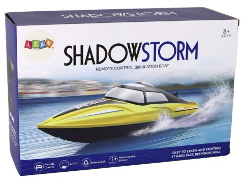 LEAN Toys Motorówka Zdalnie Sterowana R/C 2,4G 20-25km/h Zielona LEAN Toys Motorówka Zdalnie Sterowana R/C 2,4G 20-25km/h Zielona