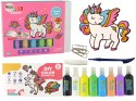LEAN Toys Naklejki Na Okno Meble Jednorożec DIY 8 Kolorów Brokat