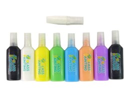 LEAN Toys Naklejki Na Okno Meble Jednorożec DIY 8 Kolorów Brokat