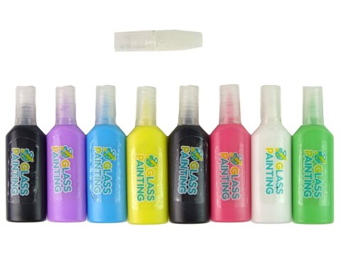 LEAN Toys Naklejki Na Okno Meble Słodkości DIY 8 Kolorów Brokat LEAN Toys Naklejki Na Okno Meble Słodkości DIY 8 Kolorów Brokat