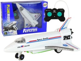 LEAN Toys Odrzutowiec Zdalnie Sterowany Pilot Biały