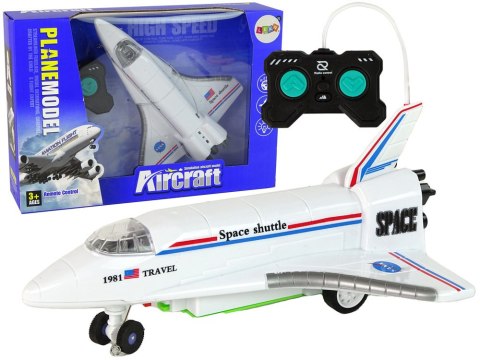 LEAN Toys Odrzutowiec Zdalnie Sterowany Pilot Biały LEAN Toys Odrzutowiec Zdalnie Sterowany Pilot Biały