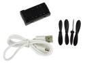 LEAN Toys Odrzutowiec Zdalnie Sterowany R/C Pianka 360 Stopni LED