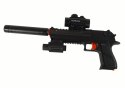 LEAN Toys Pistolet Elektryczny na Kulki Wodne Zestaw Czarny 20 metrów