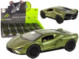 LEAN Toys Pojazd Resorak 1:36 Napęd Frykcyjny Światła Dźwięki Zielony