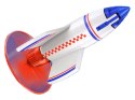 LEAN Toys Rakieta Wyrzutnia Latająca Ładowarka Biała 21 cm
