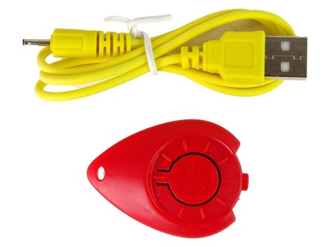 LEAN Toys Rakieta Wyrzutnia Latająca Ładowarka Biała 21 cm LEAN Toys Rakieta Wyrzutnia Latająca Ładowarka Biała 21 cm