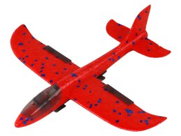 LEAN Toys Samolot Bańki Mydlane Wyrzutnia Pistolet Czerwony