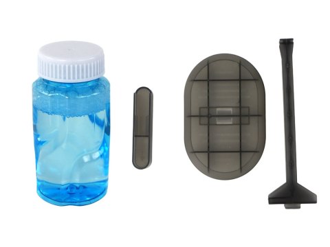 LEAN Toys Samolot Bańki Mydlane Wyrzutnia Pistolet Czerwony LEAN Toys Samolot Bańki Mydlane Wyrzutnia Pistolet Czerwony
