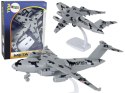 LEAN Toys Samolot Szary Wojskowy Moro UNITED Figurka HW-605