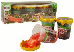 LEAN Toys Slime Brokatowy Dinozaury DIY Miękki 3 Kolory