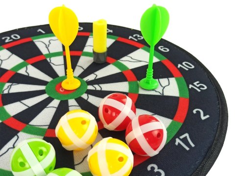 LEAN Toys Tarcza Gra W Rzutki Na Rzepy Dart 36 cm LEAN Toys Tarcza Gra W Rzutki Na Rzepy Dart 36 cm