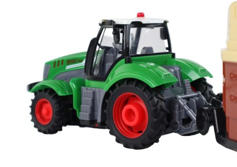 LEAN Toys Traktor RC Ciągnik Zdalnie Sterowany Maszyna Rolnicza Przyczepa Pilot 1:24 LEAN Toys Traktor RC Ciągnik Zdalnie Sterowany Maszyna Rolnicza Przyczepa Pilot 1:24