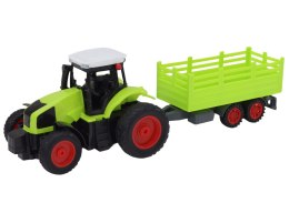 LEAN Toys Traktor Zdalnie Sterowany RC Z Przyczepą 1:16 Zielony