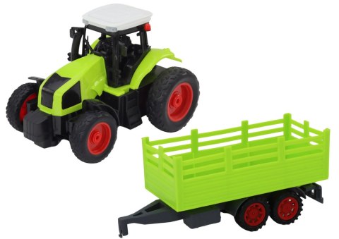 LEAN Toys Traktor Zdalnie Sterowany RC Z Przyczepą 1:16 Zielony LEAN Toys Traktor Zdalnie Sterowany RC Z Przyczepą 1:16 Zielony