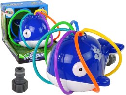LEAN Toys Wieloryb Fontanna Wodna Niebieska Ogród